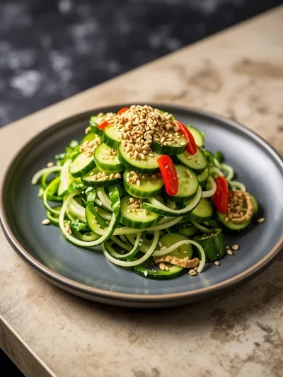 Sunomono – Japanese Cucumber Salad - cooking process