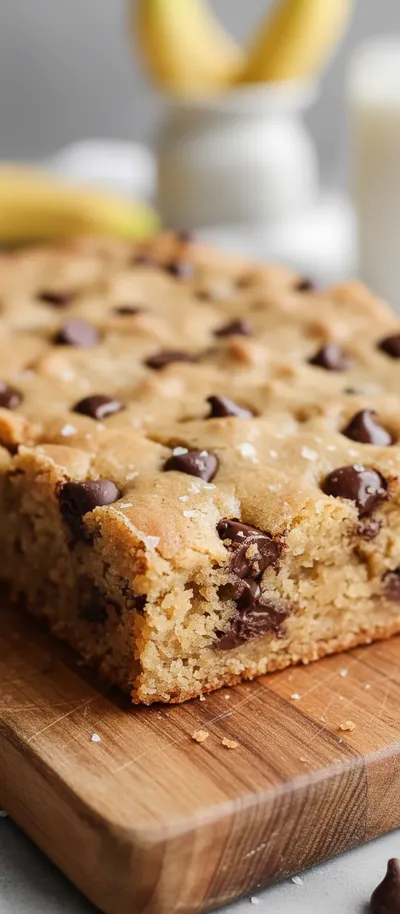 Sweet Banana Bread Blondies