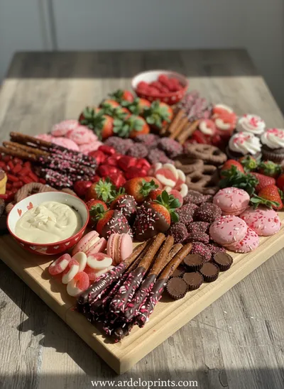 Sweet Snack Board: Easy Party Platter Ideas - ready to serve