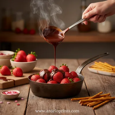 Sweet Snack Board: Easy Party Platter Ideas - cooking process