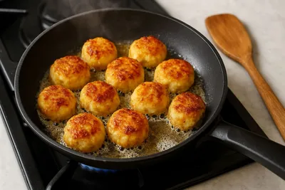 Two Ingredient Cottage Cheese Tots - cooking process