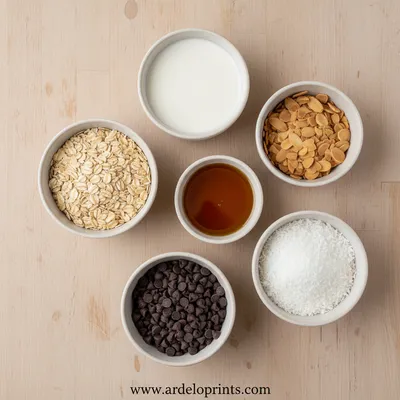 Vegan Almond Joy Overnight Oats Recipe - cooking process