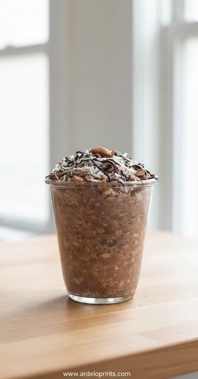 Vegan Almond Joy Overnight Oats Recipe