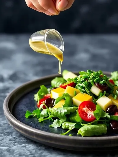 White Balsamic Vinaigrette Recipe - cooking process