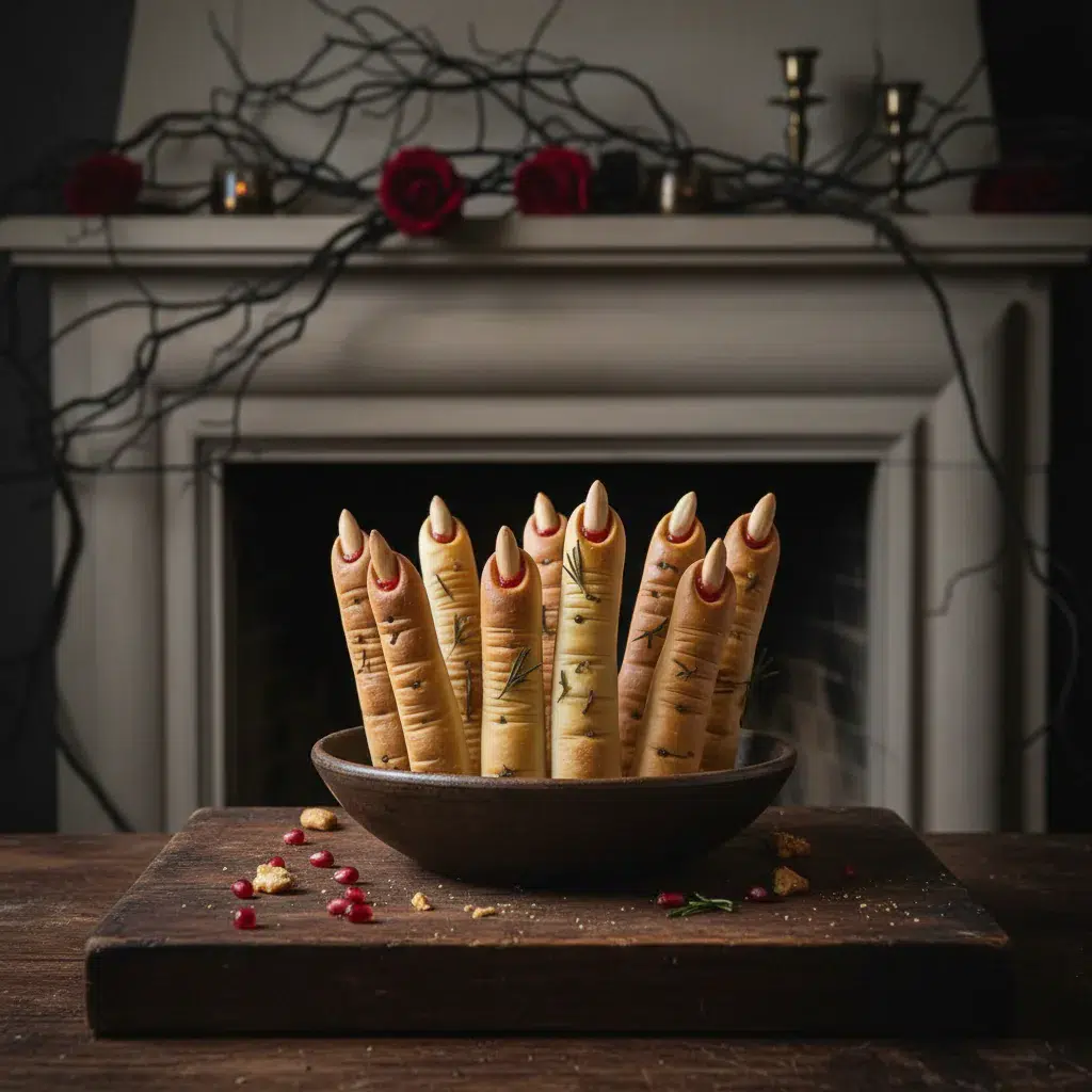 Witch Finger Breadsticks: Spooky Halloween Snack - ingredients preparation