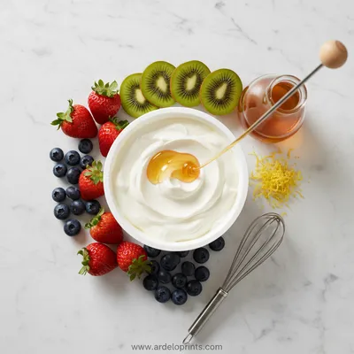 Yogurt Fruit Dip – 5‑Minute Healthy Recipe - cooking process