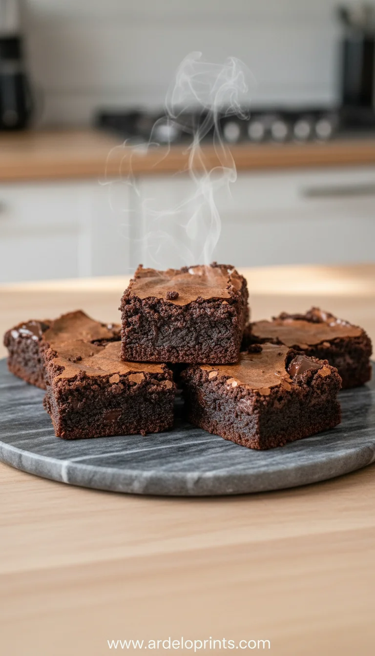Zero Sugar Brownies with Greek Yogurt - feature image